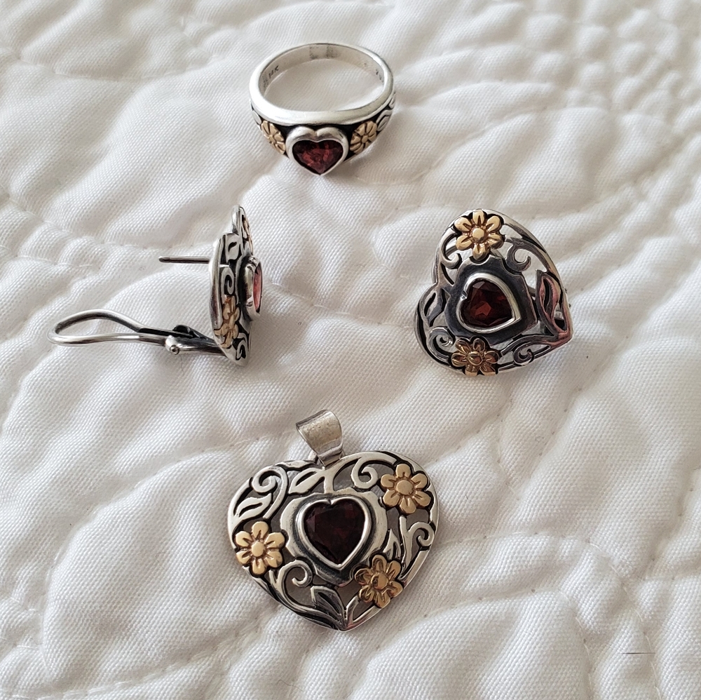 James Avery heart set